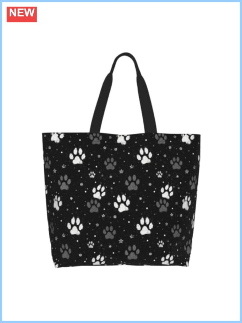 Large Tote Bag 30L Water-Repellent Polyester Lightweight for Work Travel Gym